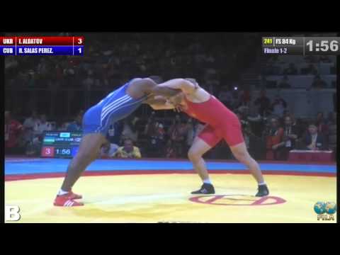 Finale 1-2 Freestyle 84 Kg (UKR) Ibragim ALDATOV vs (CUB) Reineris SALAS PEREZ