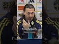 Sweden’s Zlatan Ibrahimovic responds with praise after being asked about Qatar World Cup