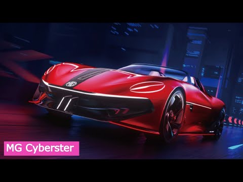 Thumbnail for 2022 MG Cyberster - 500 Mile Fully Electric MG sports car concept by Sports car, video, Car, vide, video i