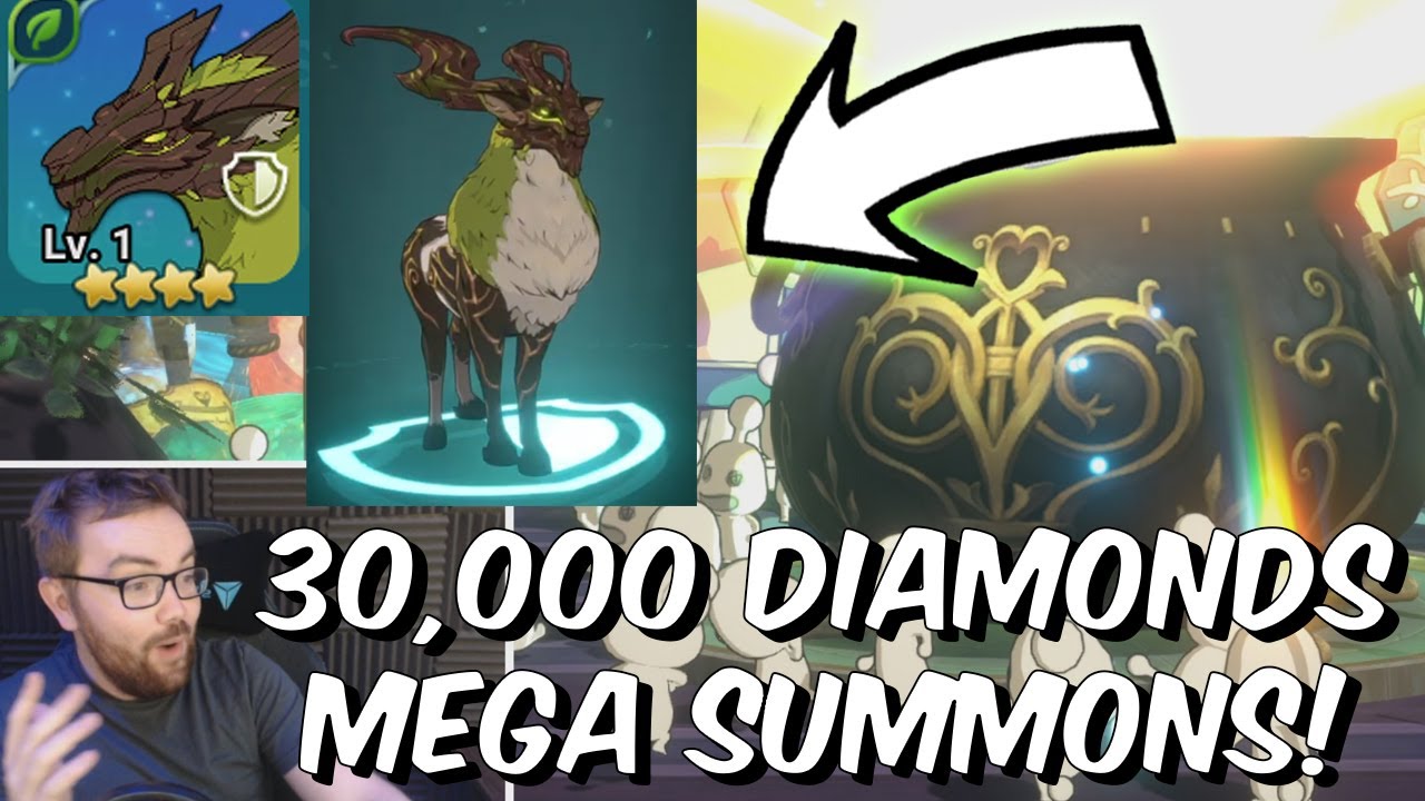30,000 Diamonds Stagthorn Familiar Banner Summons! - THE PVP SUPPORT GOD?! - Ni No Kuni Cross Worlds