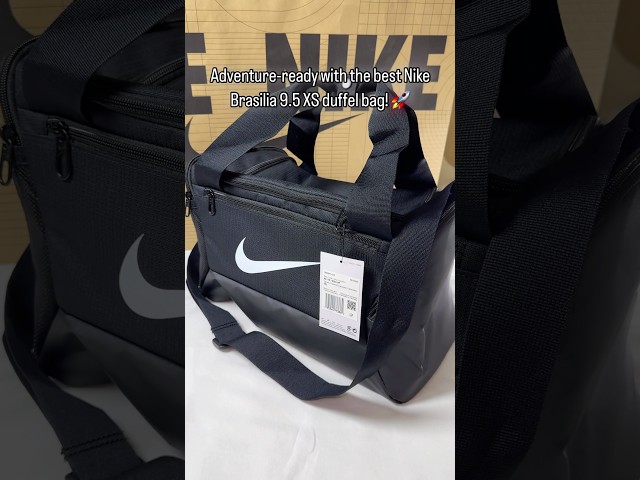 Vídeo relacionado con NIKE DM3977-010 Brasilia 9.5 Sports backpack Unisex Black/Black/White 1SIZE