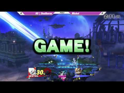 Canada Cup Gaming 2016 - Deathorse (Mewtwo) vs Mickel (Fox) - SSB4 Pools