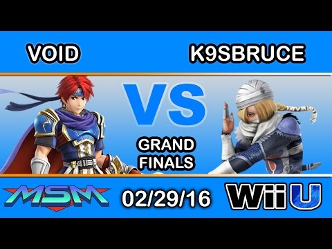 MSM 39 - 2GG | VoiD (Roy) Vs. K9sBruce (Sheik) Grand Finals - Smash Wii U
