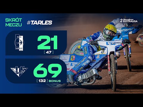 Speedway. Żużel. Mecz: Trzy komplety Byków. Jaskółki bez skrzydeł (skrót #TARLES 21:69 07.08.2025)
