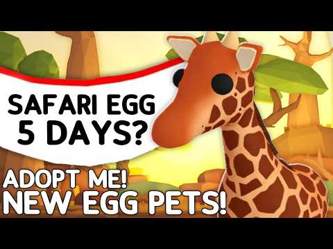 New Pets In Adopt Me Safari Egg 2! Pet Ideas