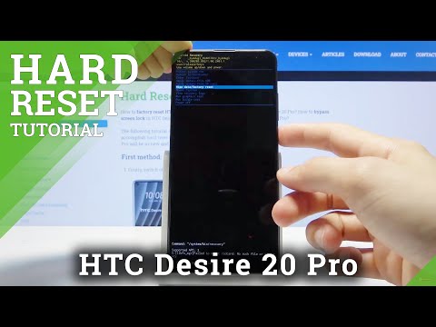 How to Hard Reset HTC Desire 20 Pro – Factory Reset via Recovery Mode / Remove Password