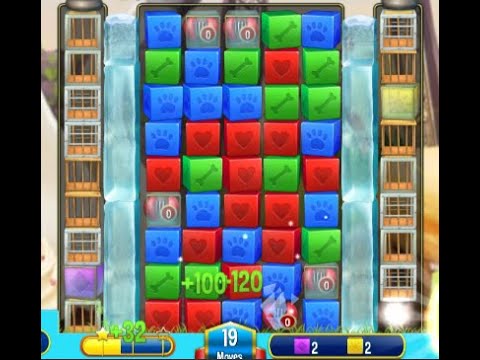 Pet Rescue Saga Level 889 (collect all items)