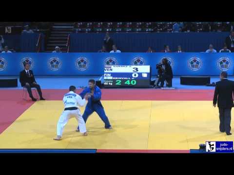 Judo 2011 World Championships Paris: Guedez (VEN) - Reinvall (FIN) [-60kg]