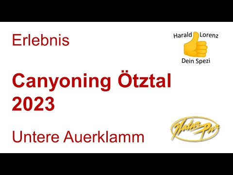 Canyoning Ötztal 2023