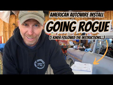 '55 Chevy Wiring with American Autowire Part 2 - Instructions? Never heard of her...