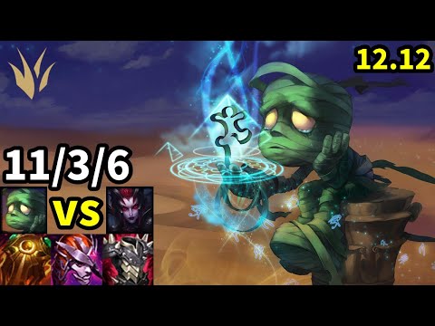 Amumu Jungle vs Elise - KR Master | Patch 12.12