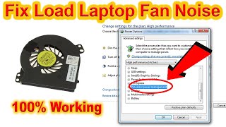How to Fix Load Laptop Fan Noise Problem || Fix Laptop fan sound problem || QUICK FIX