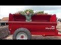NEW MARSHALL MUCKSPREADER ON THE FARM