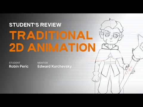 Student's review of the "Traditional 2D animation" course. Mentor: Edward Kurchevsky