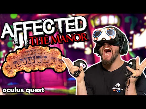 NONSTOP VR JUMP SCARES!!! AFFECTED: The Manor Gauntlet DLC on Oculus Quest