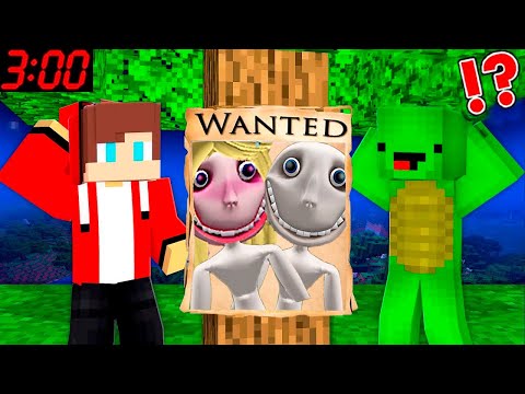 Minecraft Scary Midnight Manhunt with Mikey and JJ