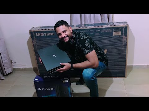 COMPREI UMA TV DE 55 POLEGADAS 4K, PRA JOGAR NO MEU PS4 PRO