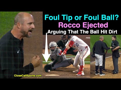 E126 - Rocco Baldelli Ejected Arguing Ryan Jeffers' Foul Tip Hit Dirt, But Umpire John Bacon Said No