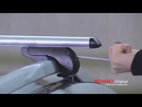 Menabo Jackson XL stogo skersniai HONDA Shuttle 2010-> video