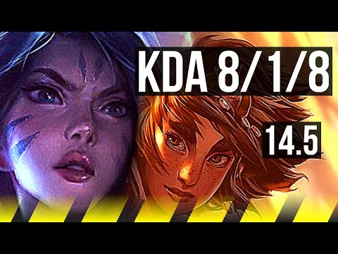 KAI'SA & Maokai vs TALIYAH & Zilean (ADC) | 8/1/8, Godlike, 300+ games | EUW Challenger | 14.5