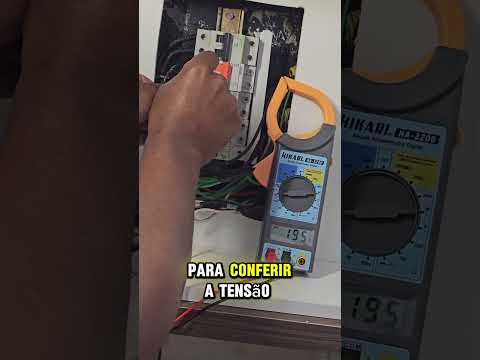 Como Medir Tensão Alternada no Quadro Elétrico com Multímetro