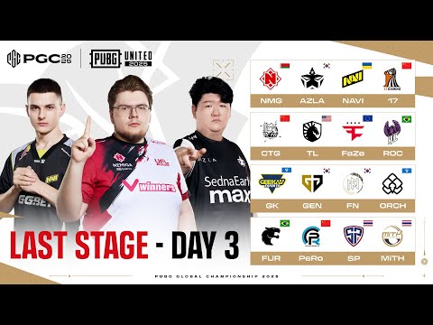 PUBG Global Championship Last Stage Day3