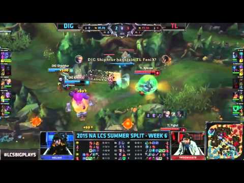 Dignitas (Corejj Varus) VS Liquid (Piglet Sivir) Highlights {REKT} - 2015 NA LCS Summer W6D2