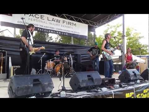 Our Shotgun Wedding with members of Mackenzie Blues Band at Owen Sound Ribfest2012- The Hitchiker