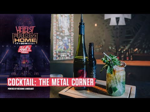 Hell's Drinks - The Metal Corner (Muscadet & Beer Cocktail) - Hellfest From Home 2021