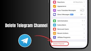 How to Delete Telegram Channel Permanently 