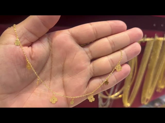 خلخال ذهب عيار 21