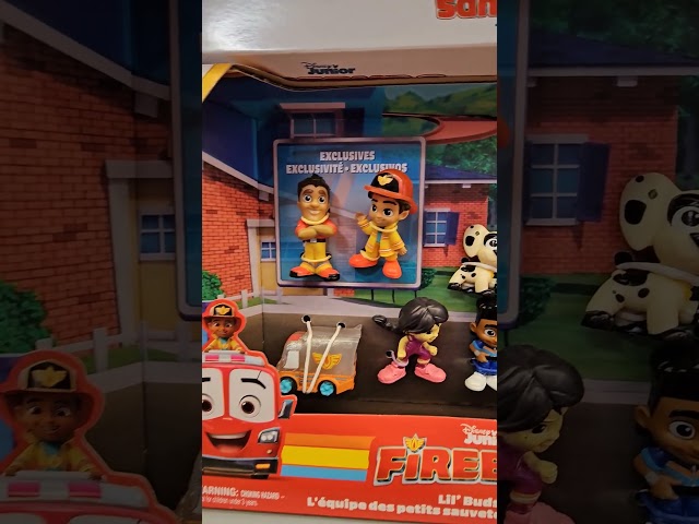 Vídeo relacionado con Disney Junior Firebuds, Bo and Flash, Action Figure and Fire Truck Vehicle with Interactive Eye Movement, Kids Toys for Boys and Girls Ages 3 and up!