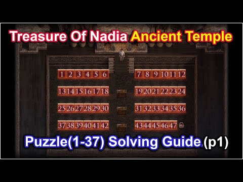 Treasure Of Nadia Gameplay: Ancient Temple Puzzle Walkthrough p1