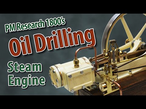 Model Steam Oil Drilling Engine - P.M. Research #1