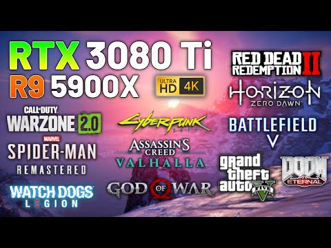 NVIDIA RTX 3080 Ti | RYZEN 9 5900X | 11 GAME TEST | 4K ULTRA