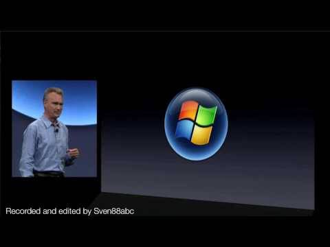 Apple WWDC 2009 Keynote - Bertrand Serlet talks about Windows 7 and Snow Leopard