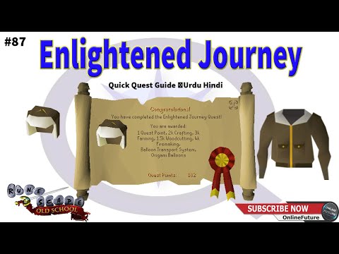 OSRS│How To Complete Enlightened Journey Quest 2020│Urdu Hindi