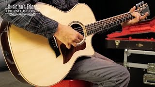 Video thumbnail for Taylor 800 Deluxe Series 814ce DLX Grand Auditorium Acoustic-Electric Guitar by Musician's Friend