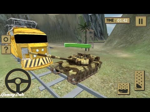 Army Cargo Tank Transport SIM - TITAN TANK Railroad Transport | Android Gameplay HD
