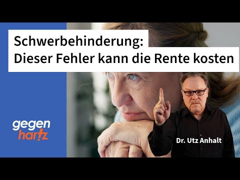 Schwerbehinderung: Dieser Fehler kann die Rente kosten