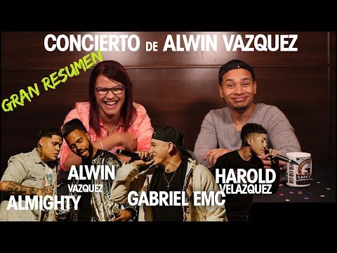 ALWIN VAZQUEZ concierto- ALMIGHTY- HAROLD VELAZQUEZ- GABRIEL EMC Resumen