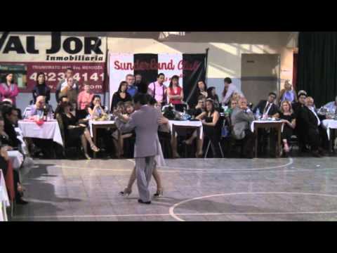  Fernanda Japas  and  Alberto Sendra  are  dancing  to  the  tango  "  Volvamos a Empezar  "