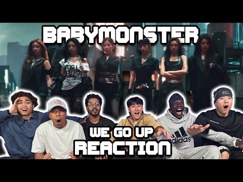 OUR FIRST TIME WATCHING BABYMONSTER WE GO UP!