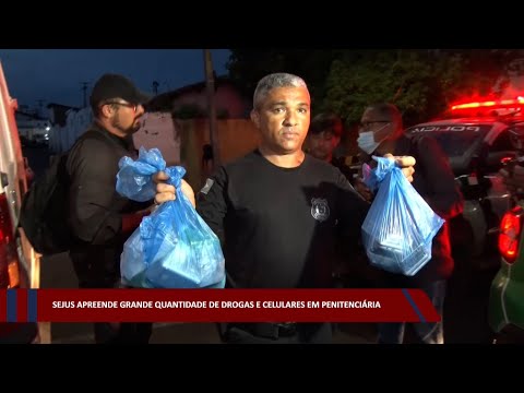 SEJUS apreende grande quantidade de drogas e celulares em Penitenciária 09 01 2023