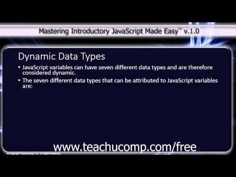 Javascript Training Tutorial Dynamic Data Types In Javascript
