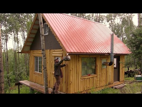 Collecting Rain Water at an off grid cabin