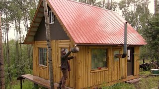 Collecting Rain Water at an off grid cabin
