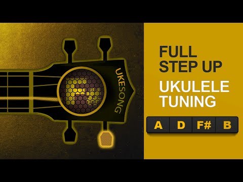 Online Ukulele Tuner | Full step up ukulele tuning