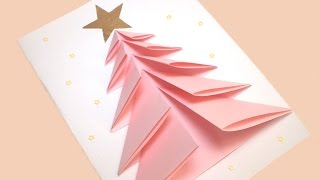 DIY CHRISTMAS TREE CARD - Greeting card