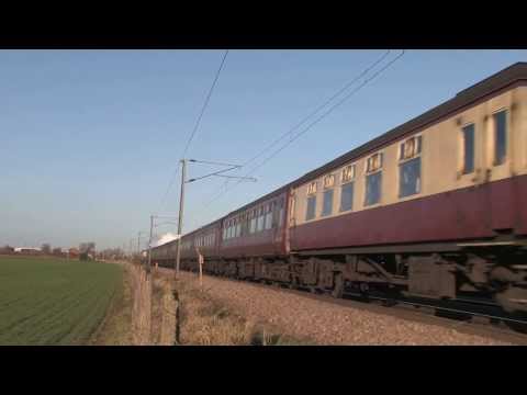 The Cathedrals Express to York,with LNER 4464 Bittern     December 2013